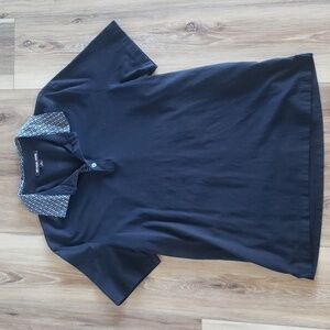 Michael Kors Black Polo Top